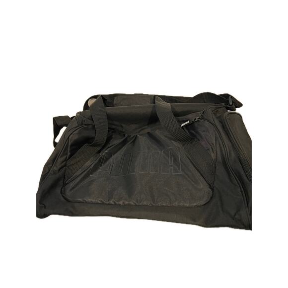 Puma Training Black White Duffel Bag 20"x10"x10" - Picture 3 of 6